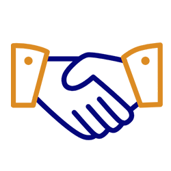 Icon-Handshake-Blue-Orange-250-250